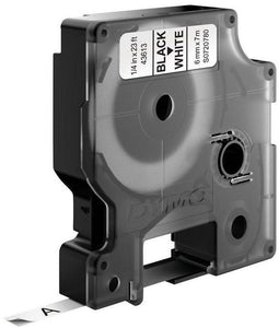 Dymo D1 - Printerlabels - Zwart op wit - 6mm x 7m