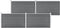 vidaXL - Schuttingpanelenset - 872x105 - cm - HKC - zwart