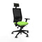 Bureaustoel met hoofdsteun Piqueras y Crespo 3D066G1 Pistache