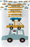 Noorse hoes Haciendo el Indio Cars Omkeerbaar (Bed van 90) (150 x 220 cm)