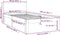 vidaXL - Bedframe - massief - grenenhout - honingbruin - 90x200 - cm