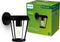 Philips Sunera Wandlamp - Buitenlamp - Zwart - E27 fitting - Maximaal 25W - Weerbestendig; IP44 - Hangende wandlamp
