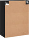 vidaXL - Wandkast - 69,5x34x90 - cm - zwart