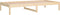 vidaXL - Slaapbank - zonder - matras - 80x200 - cm - massief - grenenhout