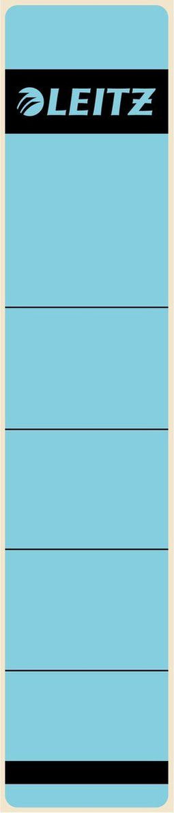 Leitz Zelfklevende Rugetiketten 1643 Formaat 38 X 190 Mm Kleur Blauw