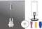 Paulmann Basic - Pendel 230V-railsysteem - E27 20 W LED - Chroom (mat)