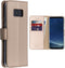 Accezz Samsung Galaxy S8 - Wallet Softcase Bookcase - 3 pashouders - goud