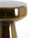 Light & Living Bijzettafel Dakwa - Zwart/Nikkel - Ø38cm - Modern