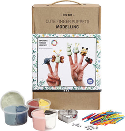 Schattige vingerpoppen, 1 set