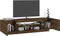 vidaXL - Tv-meubel - met - LED-verlichting - 160x35x40 - cm - bruin - eikenkleur
