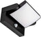 V-TAC VT-11020S-B Draaibare LED wandlamp met Sensor - IP65 - Zwart - 17W - 2580Lumen - 4000K
