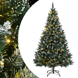 vidaXL - Kunstkerstboom - met - 150 - LED's - 120 - cm