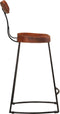 vidaXL - Barkrukken - 2 - st - 49x43x88 - cm - massief - mangohout