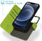 iMoshion Hoesje Geschikt voor iPhone 13 Pro Hoesje Met Pasjeshouder - iMoshion Uitneembare 2-in-1 Luxe Bookcase - Groen