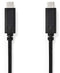 Nedis CCGB64700BK10 - USB-C 3.1-kabel - 4K-beeldresolutie en ultrasnelle dataoverdracht - Zwart