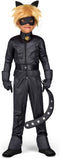 VIVING COSTUMES / JUINSA - Miraculous Cat Noir kostuum voor kinderen - 128 - 134 (6 - 8 jaar)
