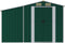 vidaXL - Tuinschuur - 277x365,5x179 - cm - gegalvaniseerd - staal - groen