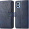 iMoshion Hoesje Geschikt voor Motorola Moto E22 Hoesje - iMoshion Luxe Bookcase - Donkerblauw