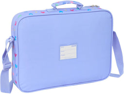 Schoolrugzak Benetton Lila 38 x 28 x 6 cm – Duurzaam en Lichtgewicht