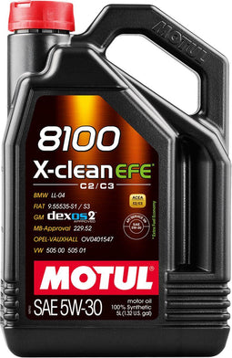 Motorolie MOTUL Oil 8100 X-CLEAN EFE 5W30 - 5L