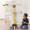 Dickie Toys - Giant Constructie Kraan 120 cm - Afstandsbediening 350° draaiend - Geel zwart