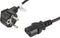 Lanberg CA-C13C-11CC-0018-BK - Voedingskabel - 1,8 m - Zwart