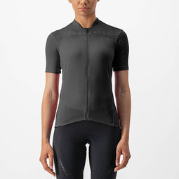 Castelli ANIMA 4 FIETSSHIRT LIGHT BLACK - Vrouwen - maat S