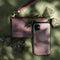 Selencia Hoesje Geschikt voor iPhone SE (2022) / SE (2020) / 8 / 7 / 6s / 6 Hoesje Met Pasjeshouder - Selencia Tierra Uitneembare Slang Clutch - Donkerrood
