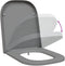 vidaXL - Toiletdeksel - met - Snelle - Montage - en - Soft - Close - in - Duroplast - Grijs