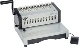 GBC CB25E Pro Elektrische Pons- en Bindmachine voor zwaar gebruik - Tot 500 A4 Vellen - Zilver
