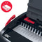 GBC CombBind® CB12 Handmatige Inbindmachine - Plastic Bindruggen - 195 Vel - Zwart/ Rood
