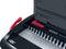 GBC CombBind® CB15 Handmatige Inbindmachine - Plastic Bindruggen - 195 Vel - Zwart/ Rood