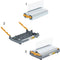 GBC Foton 30 Hervulbare Cartridge met 125 Micron Lamineerrol - Glanzend - Oranje