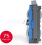 GBC Foton 30 Hervulbare Cartridge met 75 Micron Lamineerrol - Glanzend - Blauw