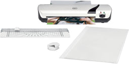 GBC lamineermachine Inspire+ - wit - A4 - 25 micron met hobby kit, incl. 1x hoekafronder, 1x papier rolsnijmachine en een starterpakket met 5x A4 lamineerhoezen.