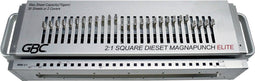 GBC Magnapunch Elite 2:1 Vierkante Draadbinding Matrijzenset - Geschikt voor formaten tot 360 mm papierbreedte