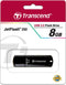 Transcend JetFlash 350 - USB Stick 8GB - USB2.0 - Nero