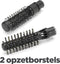 BaByliss Smooth Shape AS86E - Föhnborstel - 2 opzetborstels - Zwart
