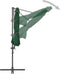 vidaXL - Parasol - met - draagbare - voet - groen