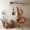 Light & Living Stoel Charlie - Karamel/Goud - Velvet