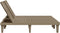 vidaXL - Ligbed - 2-persoons - 155x138x83 - cm - polypropeen - lichtbruin