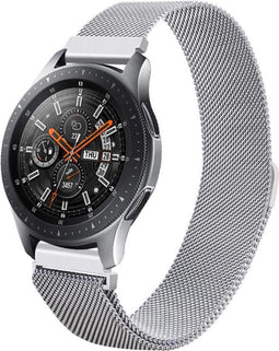 iMoshion Bandje Geschikt voor Samsung Gear S3 Frontier / Gear S3 Classic / Galaxy Watch (46mm) - iMoshion Milanese Watch bandje - zilver