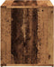 vidaXL - Halbankje - 80x40x45 - cm - bewerkt - hout - oud - houtkleurig