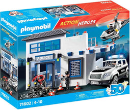 PLAYMOBIL Action Heroes 71602 - Politiepost - Voertuigen