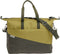 New Looxs ® Oslo Tendo - Enkele Fietstas - Schoudertas met Laptopvak - Afneembare Shopper met Rits - Multifunctioneel - 100% Gerecycled Polyester - Geschikt voor Electrische Fietsen - 21 Liter - Olive-Yellow