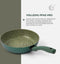 TVS ECO OK Keramische Grillpan - PFAS-vrij - BPA-vrij - Ø26cm - Inductie - 100% gerecycled - Made in Italy - 5 jaar garantie - Groen