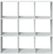 vidaXL - Kamerscherm - / - boekenkast - 102x29x103,5 - cm - bewerkt - hout - wit