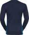 ODLO ACTIVE WARM ECO - Thermoset - Vochtregulerend ZeroScent - Diving Navy Mykonos Blue - Maat XL