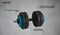 Avento Halter Verstelbaar - Dumbbell 15 kg - Antislip handgreep - Zwart