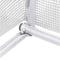 vidaXL - Tuinkas - met - stalen - frame - 72 - m² - 18x4x2 - m - wit